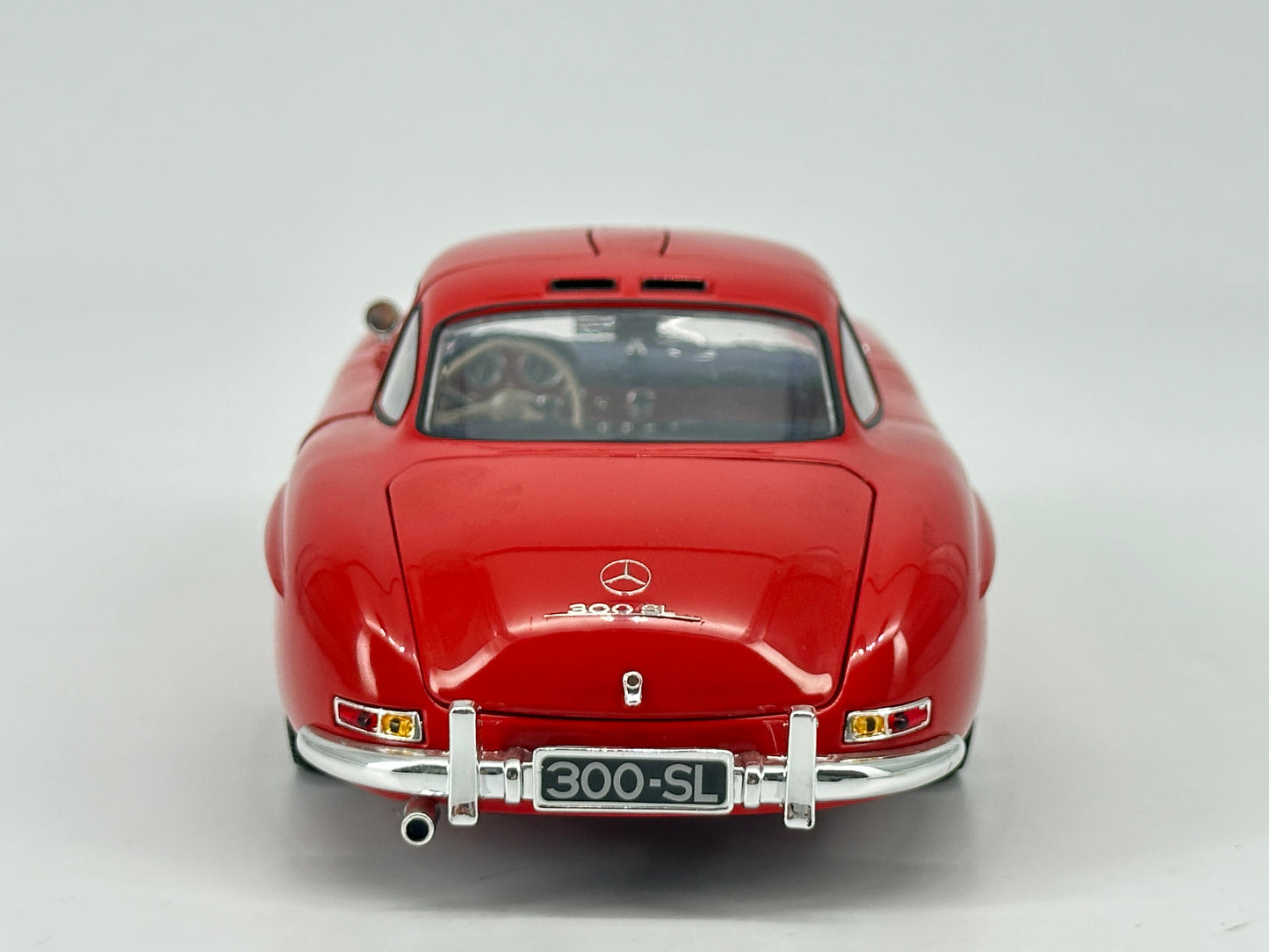 MINICHAMPS 1/18 Mercedes Benz 300SL Full Open Red Simulation Car Model 183039004