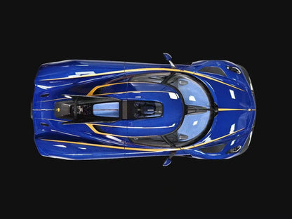 Frontiart 1/18 Koenigsegg Jesko Absolute Edition Carbon Blue, limited to 100 units worldwide.