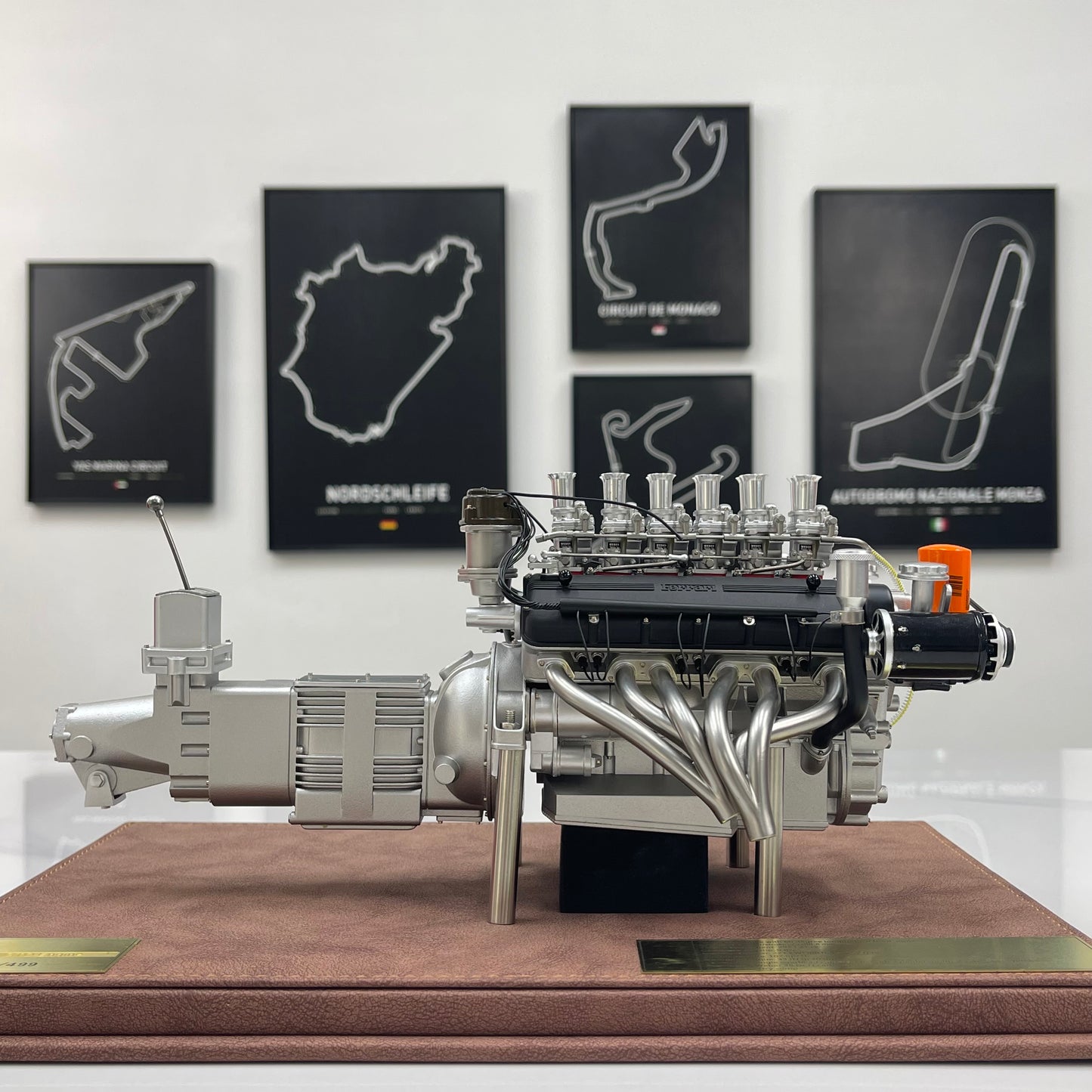 First Model 1/6 Ferrari 250 GTO Engine (Grey) FM06002