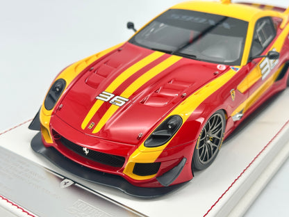 DG 1/18 Ferrari 599 XX Evo #36 Red Resin Car Model Ornaments