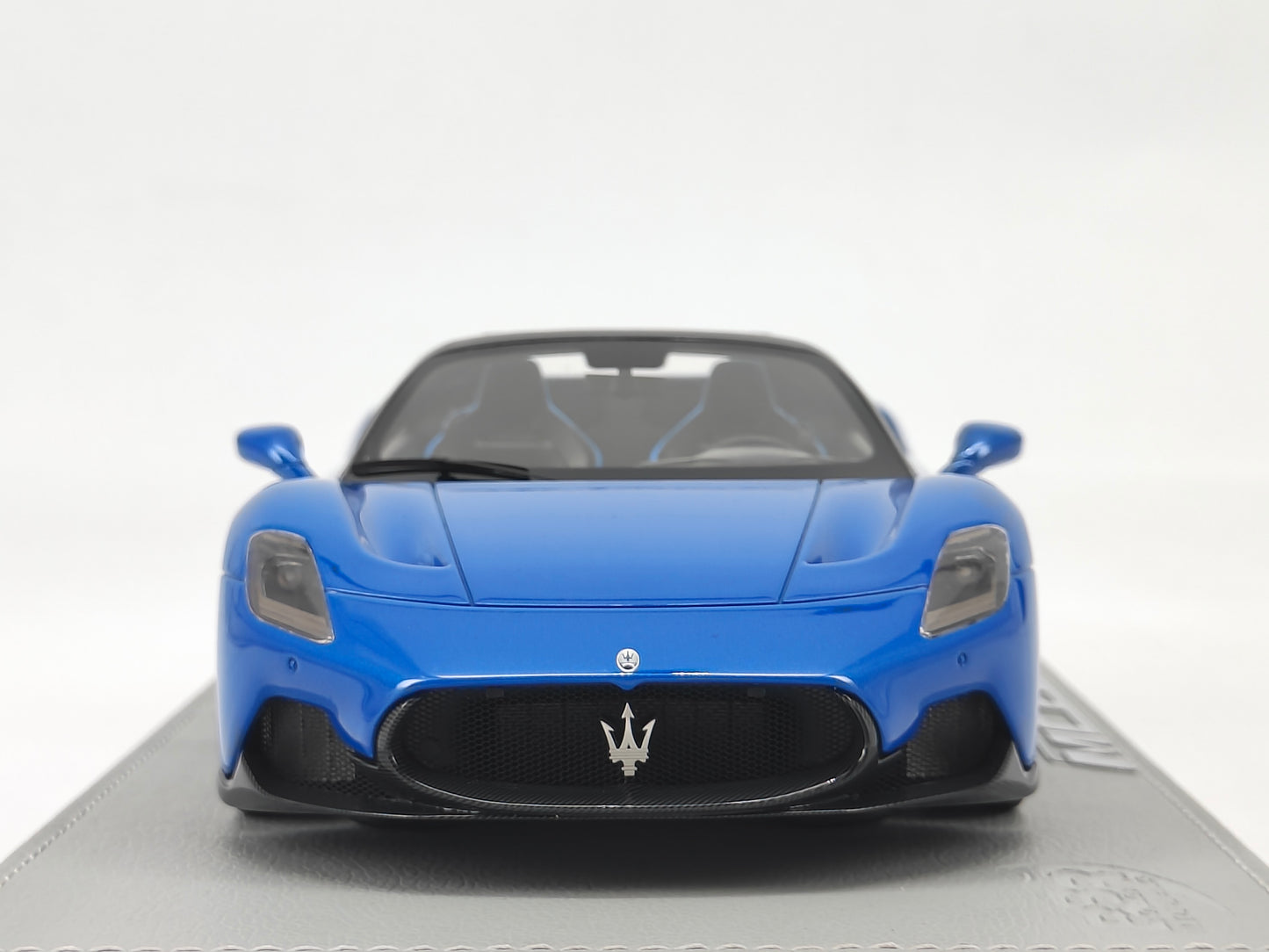 BBR 1/18 Maserati MC20 CIELO Convertible Boundless Blue Resin Car Model P18222D