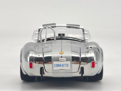 Kyosho 1/18 Ford Shellby Cobra 427 S/C Silver-plated Alloy Simulation Car Model
