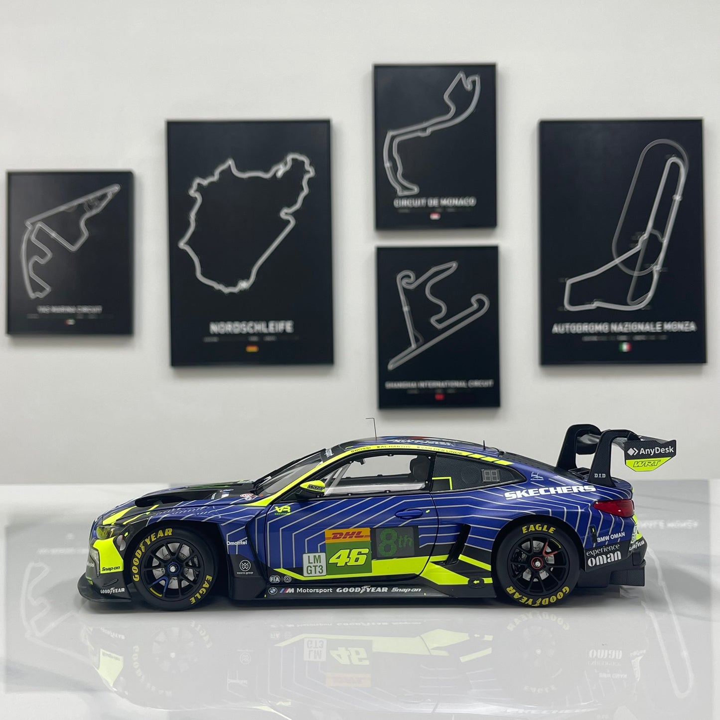 MINICHAMPS 1/18 BMW M4 GT3 EVO – TEAM WRT - 1812KM QATAR 2025 Blue Livery 110252146