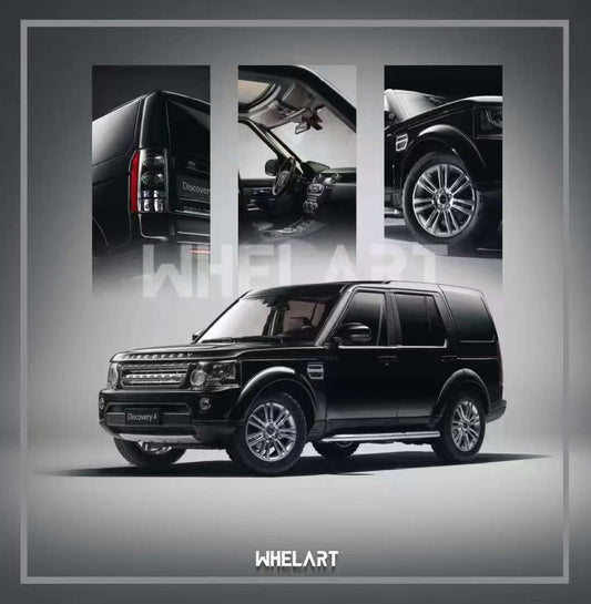 WHELART 1/18 Land Rover Discovery 4 Black Diecast Fully Opening Car Model