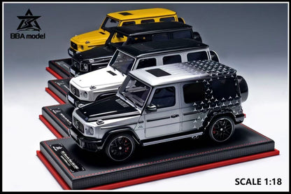 BBA model 1/18 2025 Mercedes-Benz-G63 AMG resin car model