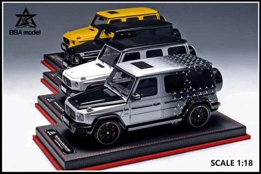 BBA model 1/18 2025 Mercedes-Benz-G63 AMG resin car model