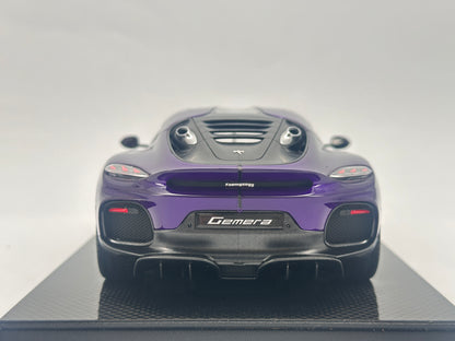 FRONTIART 1/18 Koenigsegg Gemera Purple Model Car Collectible