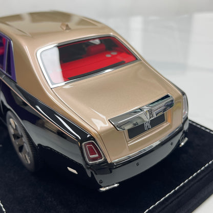 HH Model 1/18 Rolls-Royce Phantom Series II – Diamond Black/Champagne Gold (HH736)