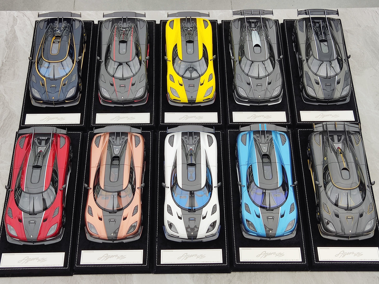 HH Model 1/18 Koenigsegg Agera RS Limited Edition Simulation Car Model