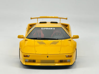 GT Spirit 1/18 Lamborghini Diablo Jota Corsa Yellow Simulated Car Model