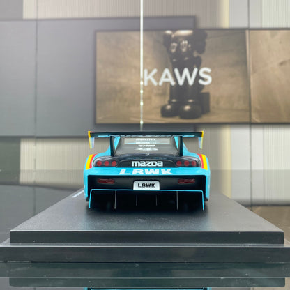 Topspeed 1/18 Mazda RX-7 LB- Super Silhouette Liberty Walk Europe Limited Edition Car Model Ornament