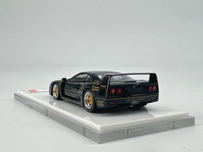 SCM 1/43 Ferrari F40 JPS Black Gold Paint Resin Model Car