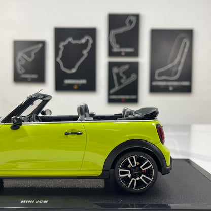 OTTO 1/18 MINI JCW Cabrio Zesty Yellow OT1303