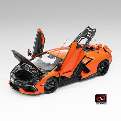 LCD 1/18 Lamborghini Revuelto, the new generation Aventador, alloy full-opening