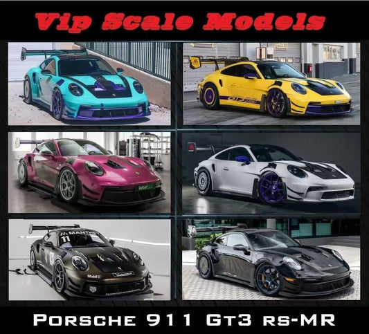 Vip Scale Models 1/18 Porsche 911 GT3 RS - Manthey Racing modified resin model.