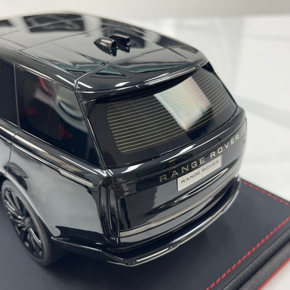 BBA MODEL 1/18 Land Rover Range Rover SVAutobiography Long Wheelbase — Gloss Black (Sealed Resin Model)