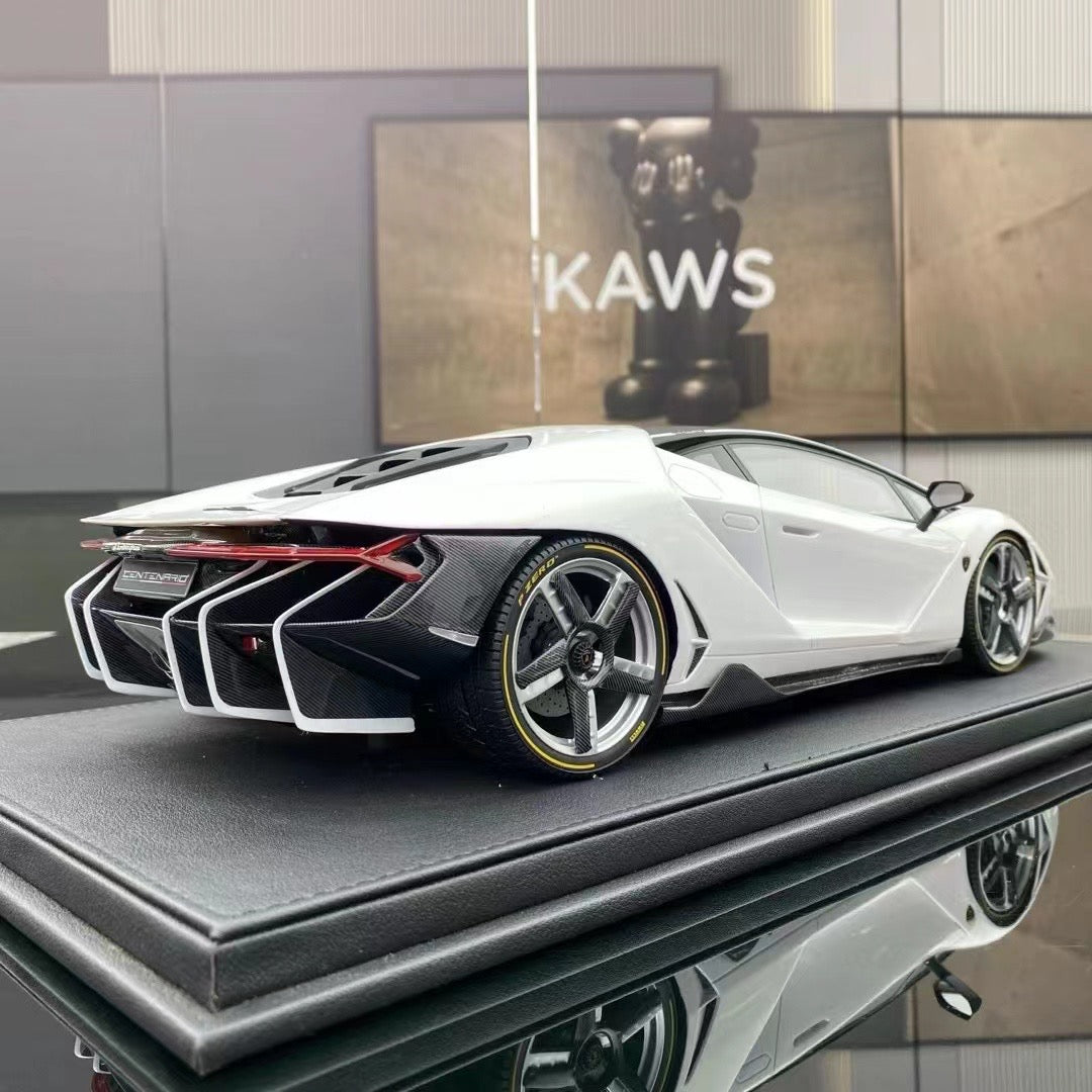 GL MODEL 1/12 Lamborghini Centenario blanco que cambia de color