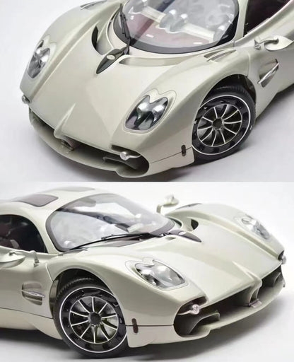 Modelo de coche de simulación Pagani Utopia Pocher 1/8, adorno, regalo de cumpleaños