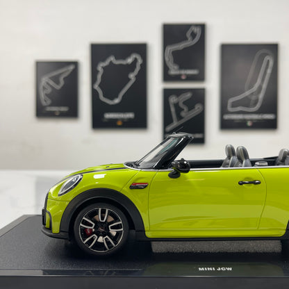 OTTO 1/18 MINI JCW Cabrio Zesty Yellow OT1303