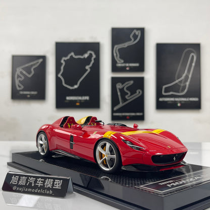 CE 1/18 Ferrari Monza SP2 – Prancing Horse Red – CE012
