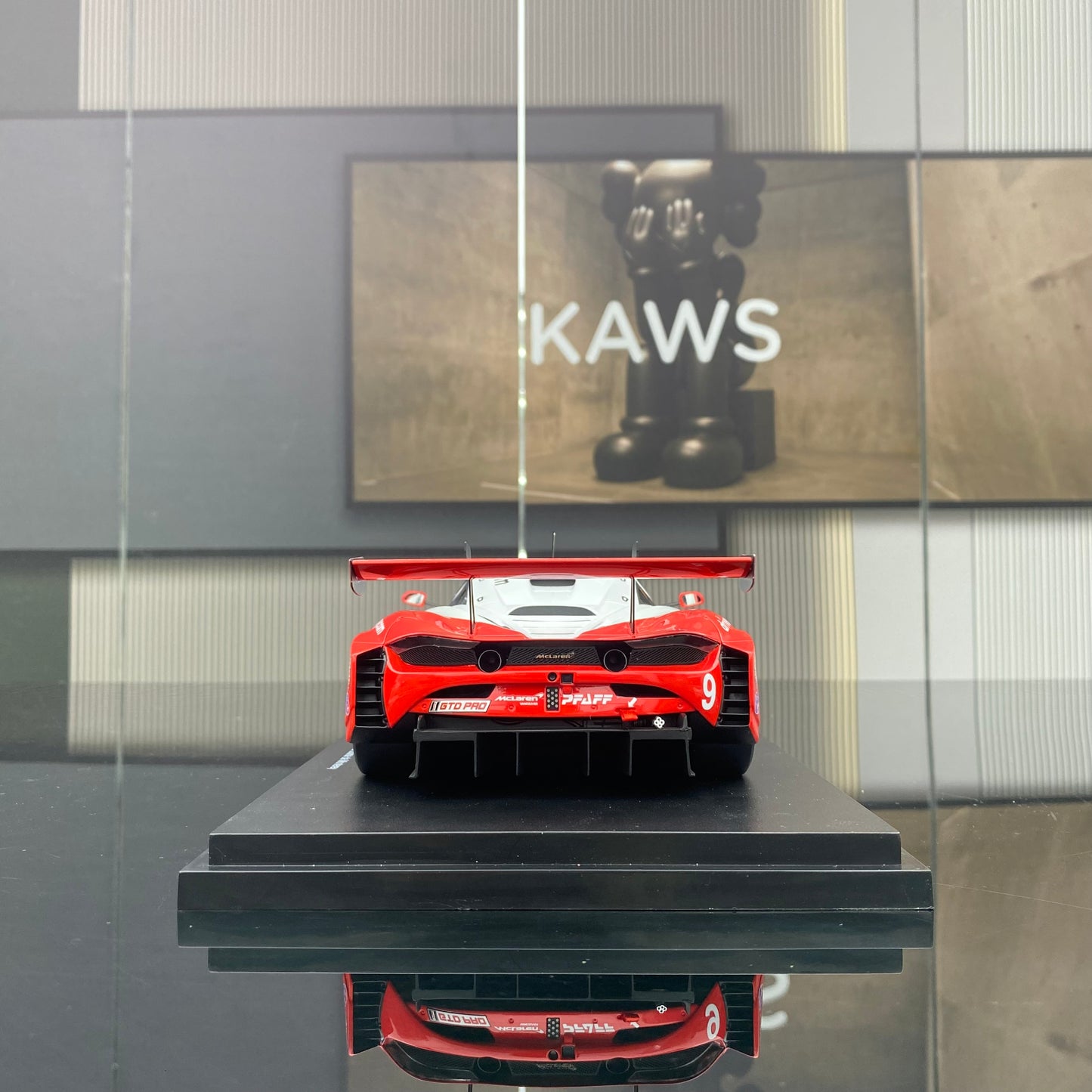 Topspeed 1/18 McLaren 720GT3 EVO #9 simulation car model collection ornaments