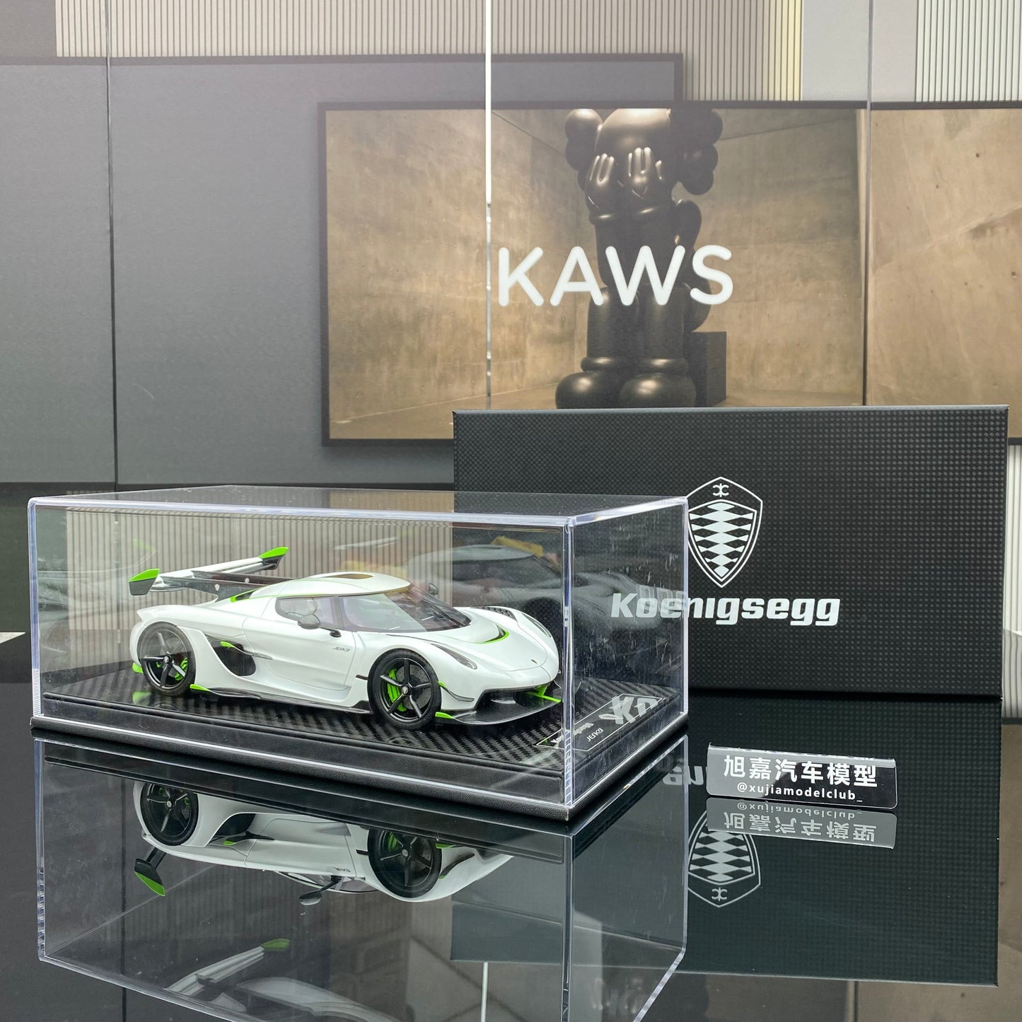 FRONTIART FA 1/18 Koenigsegg Jesko white limited edition car model ornament