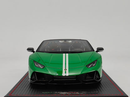 MR 1/18 Lamborghini Huracan EVO 60th Anniversary Edition Viper Green Limited Edition Car Model LAMBO037SB