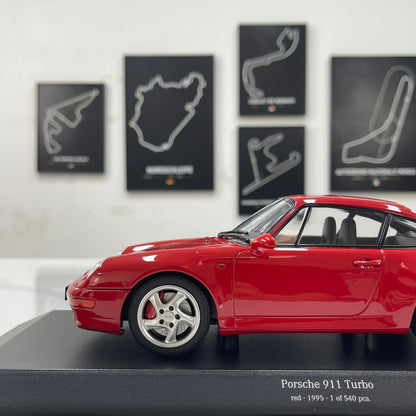 MINICHAMPS 1/18 Porsche 911 (993) Turbo (1995) Red 155061170