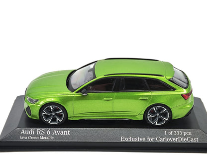 MINICHAMPS 1/43 Audi RS6 Alloy Enclosed Car Model Ornaments