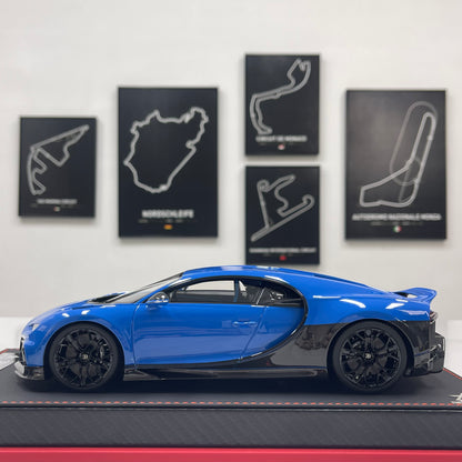 BBA MODEL 1/18 Bugatti Chiron Profilée Blue
