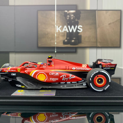 looksmart 1/18 Ferrari SF-24 2024 Saudi Grand Prix F1 third place No. 16 Leclerc