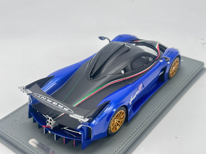 BBR 1/18 Pagani Huayra R Blue Resin Model Car