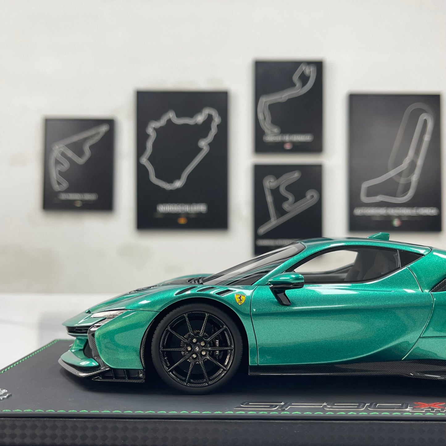 BBR 1/18 Ferrari SF90 XX Stradale – Jewel Green Metallic (P18237O)