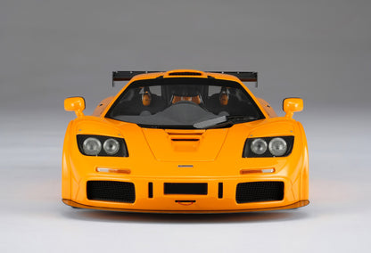 Amalgam 1/18 McLaren F1LM yellow simulation car model birthday gift ornament