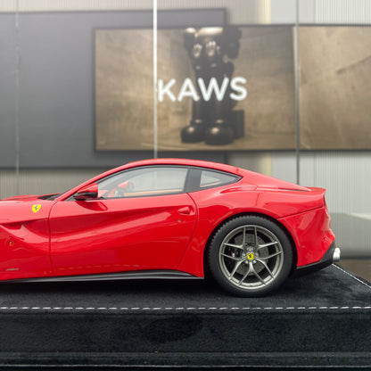 Adornos para el modelo Ferrari F12 Berlinetta rojo estándar de edición limitada, modelo HH 1/18