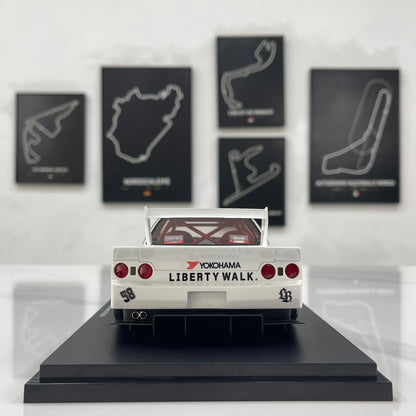 TOPSPEED 1/18 Nissan GT-R R32 Kaido Works TAS 2025 White TS0695