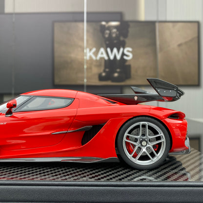 FRONTIART 1/18 Koenigsegg Jesko red simulation car model ornament