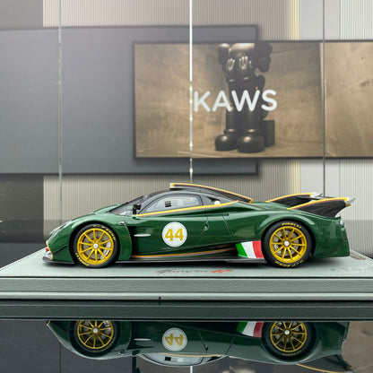 BBR 1/18 Pagani HUAYRA R metallic green limited edition car model collection gift