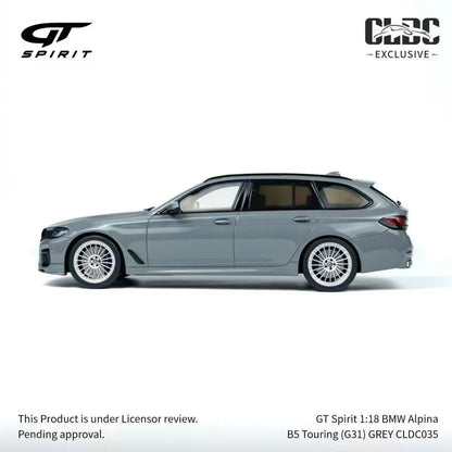 Adornos para modelo de coche de simulación GT Spirit 1/18 BMW Alpina B5 Touring (G31) GRIS