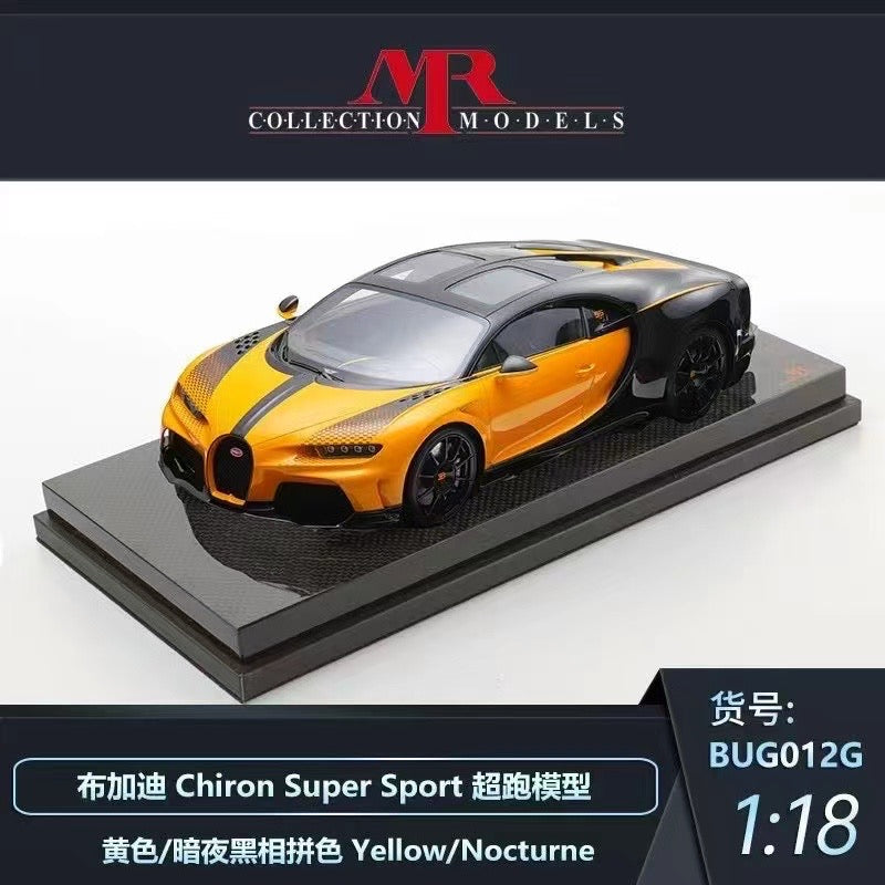 MR 1/18 Bugatti Chiron supercar model collection ornaments