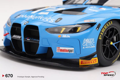 Topspeed 1:18 BMW M4 GT3 EVO #33 Schubert Motorsport 2025 DTM Zandvoort Race 1 Winner