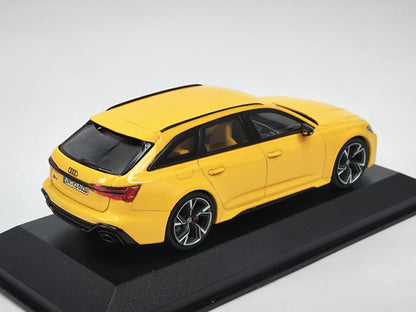 MINICHAMPS 1/43 Audi RS6 Alloy Enclosed Car Model Ornaments