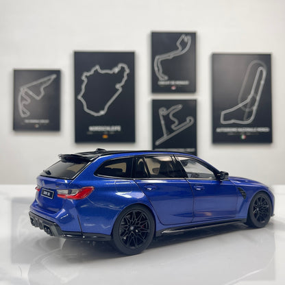 TSM MODEL 1/18 BMW M3 Touring M Portimao Blue TSM181029