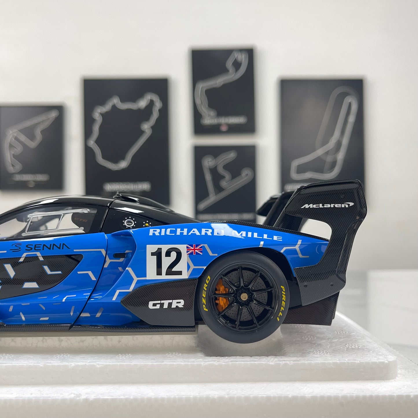 AUTOart 1/18 McLaren Senna GTR Blue #12 81955