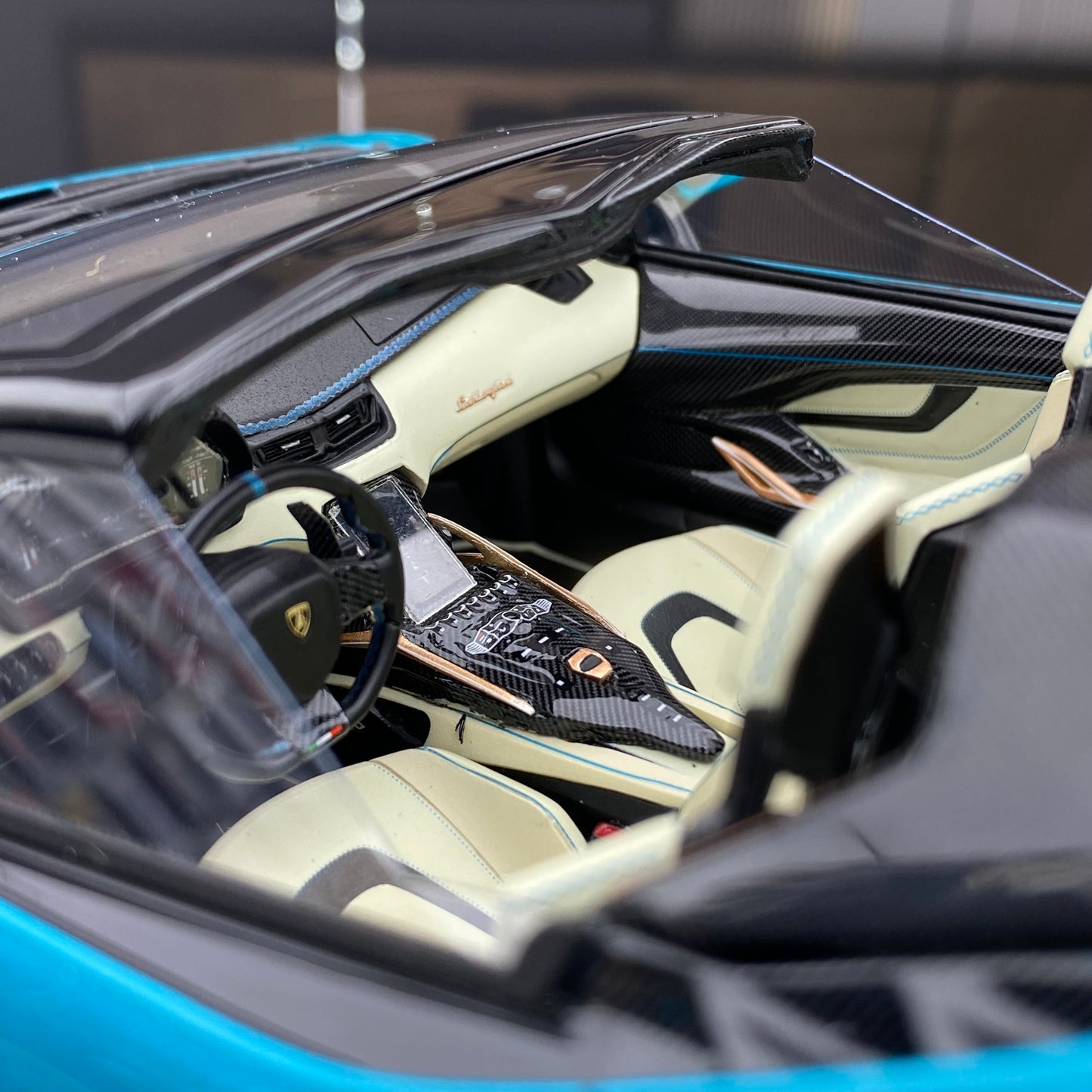 MR 1/18 Lamborghini Sian Roadster convertible limited edition simulation car model