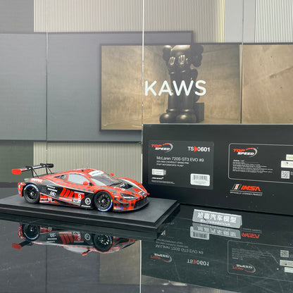 Topspeed 1/18 McLaren 720S GT3 EVO Simulation Resin Car Model Ornaments