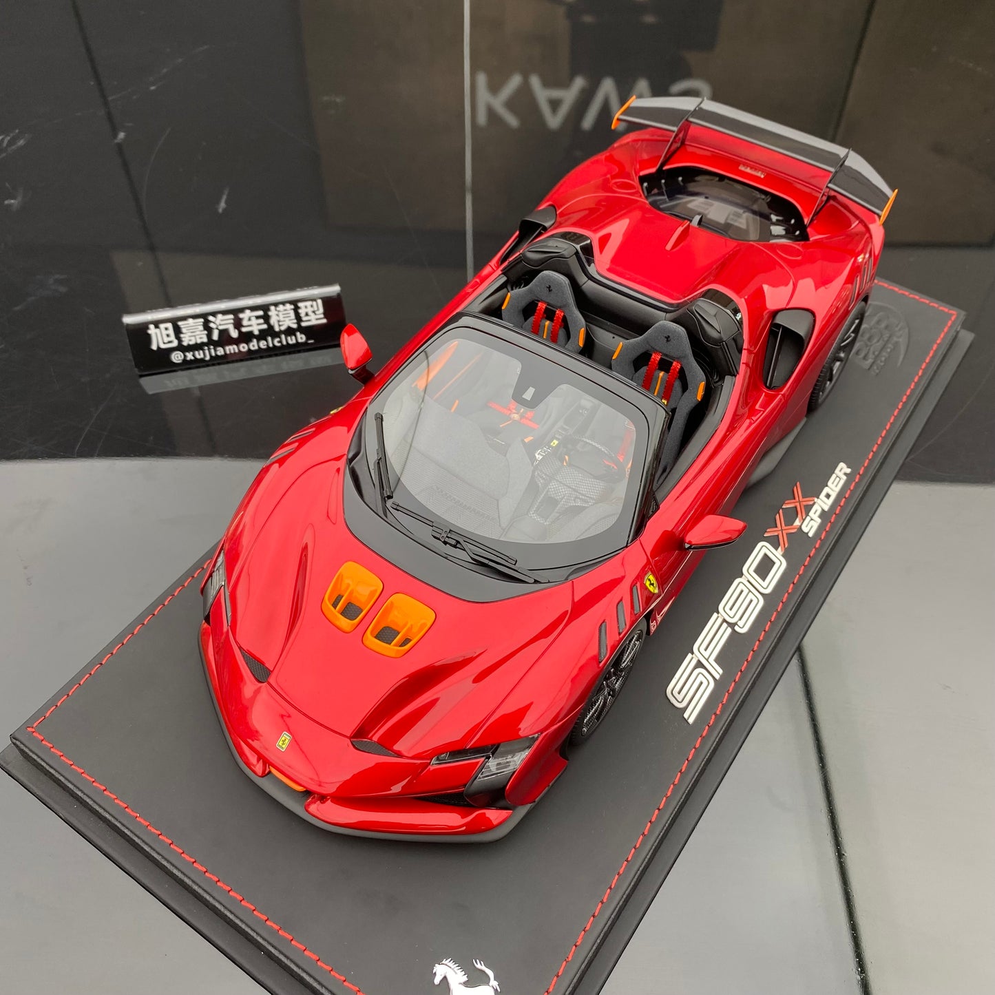 BBR 1/18 Ferrari SF90 XX Spider roadster simulation car model ornaments