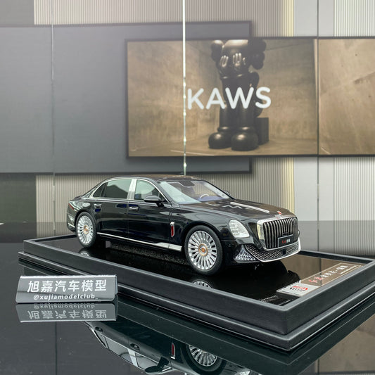 MOTORHELIX 1/18 Hongqi Guoya model limited edition simulation resin car model collection
