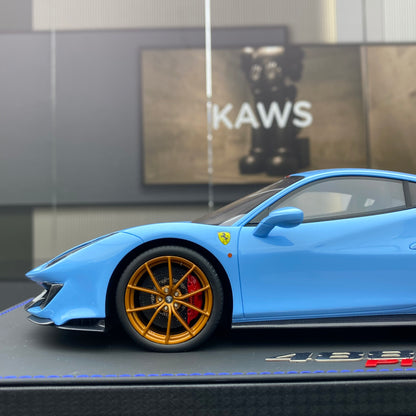 BBR 1/18 Ferrari 488 pista Hong Kong purple limited edition car model ornament