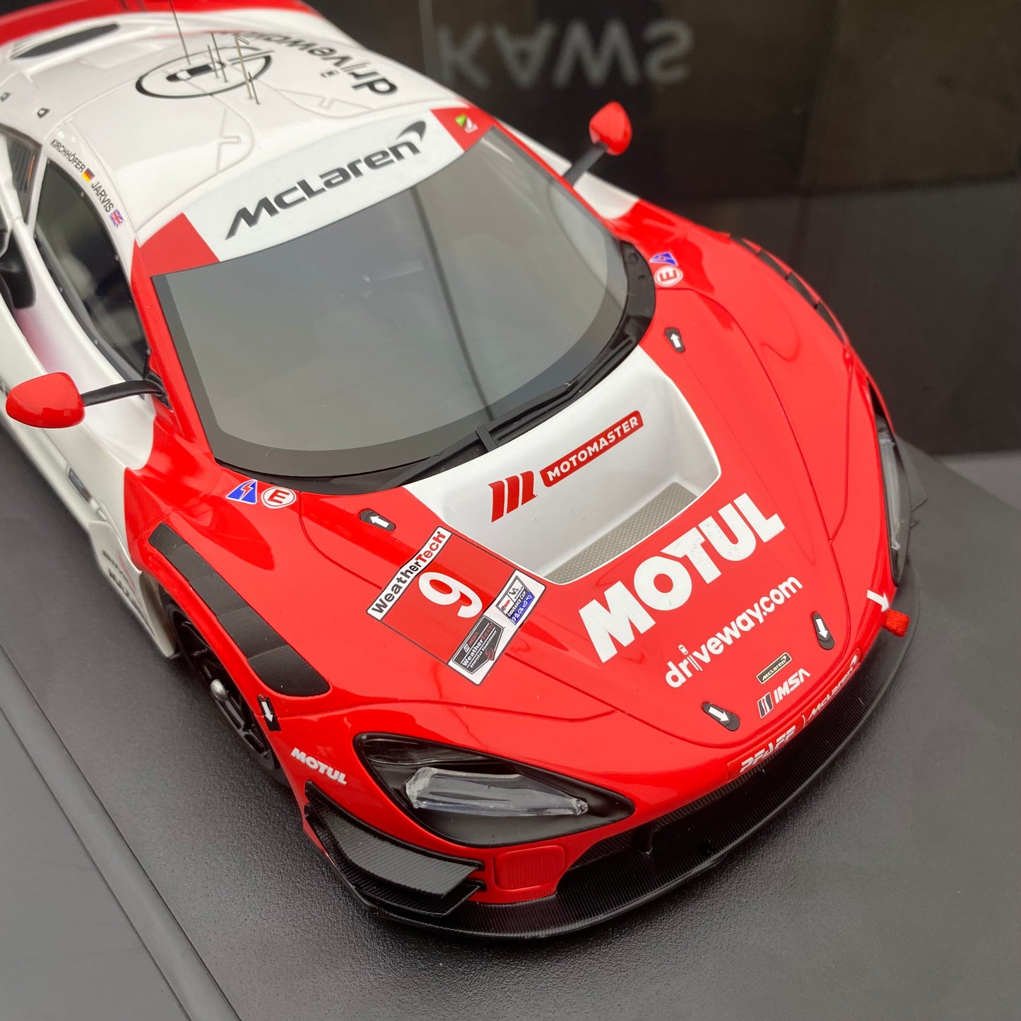 Topspeed 1/18 McLaren 720GT3 EVO #9 simulation car model collection ornaments